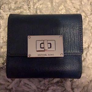 Michael Kors blue wallet